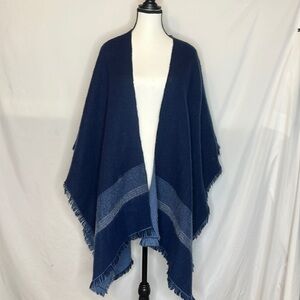 Woolrich blanket style poncho